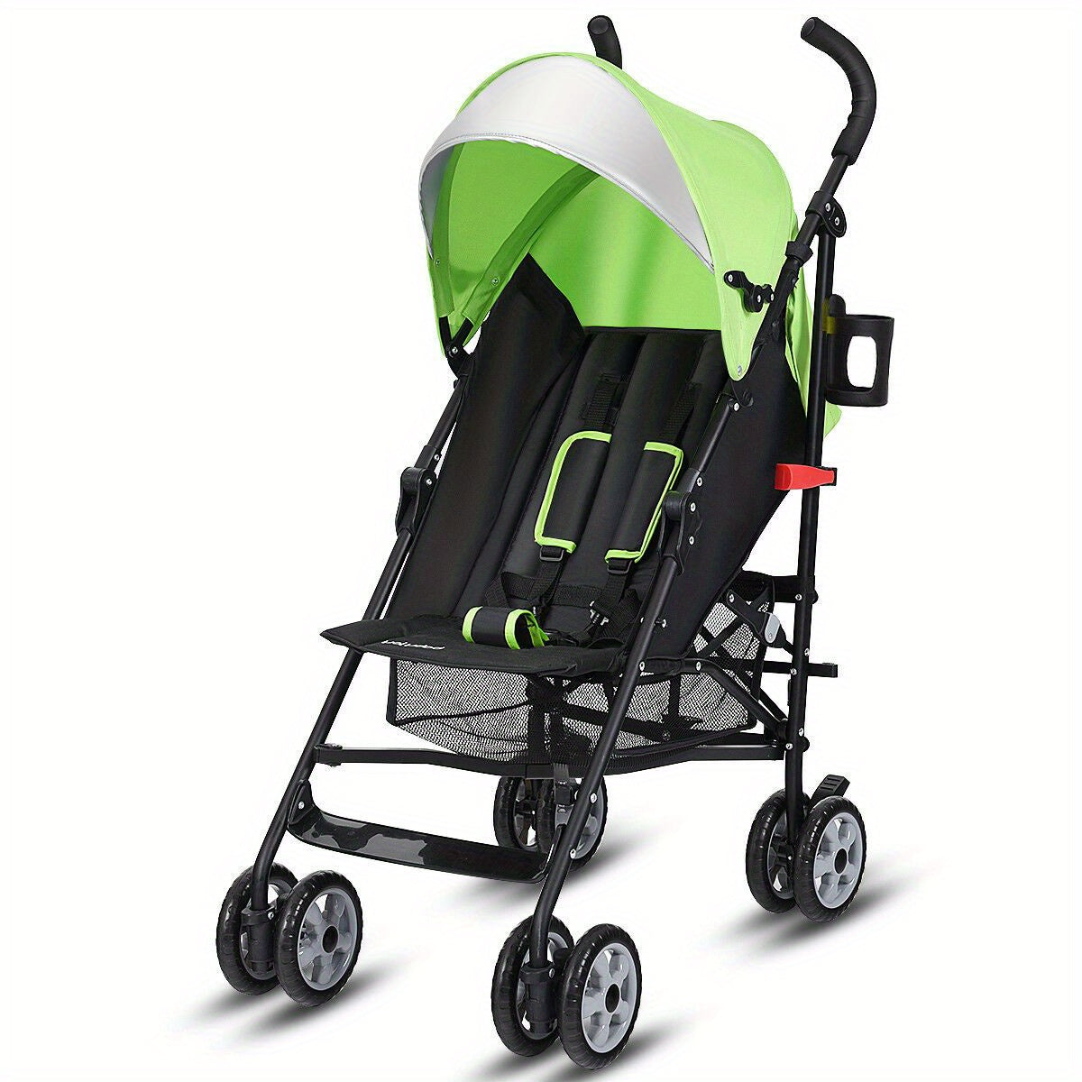 Gymax Lightweight Folding Stroller for Youngsters with Adjustable Canopy and Cup Holder