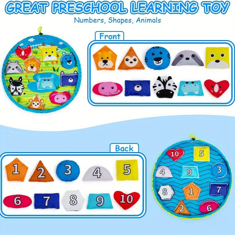 10pcs Shapes and Colors Matching Game for Early Learning and Memory Skills Development