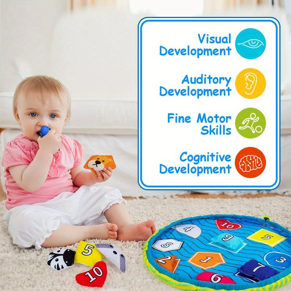 10pcs Shapes and Colors Matching Game for Early Learning and Memory Skills Development
