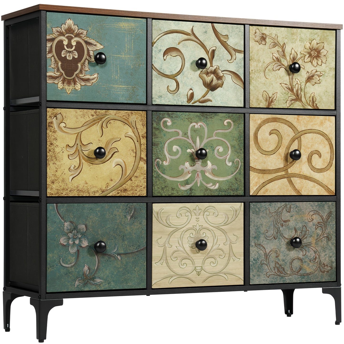 Modern 9 Drawer Dresser for Bedroom and Living Room Stylish Storage Solution