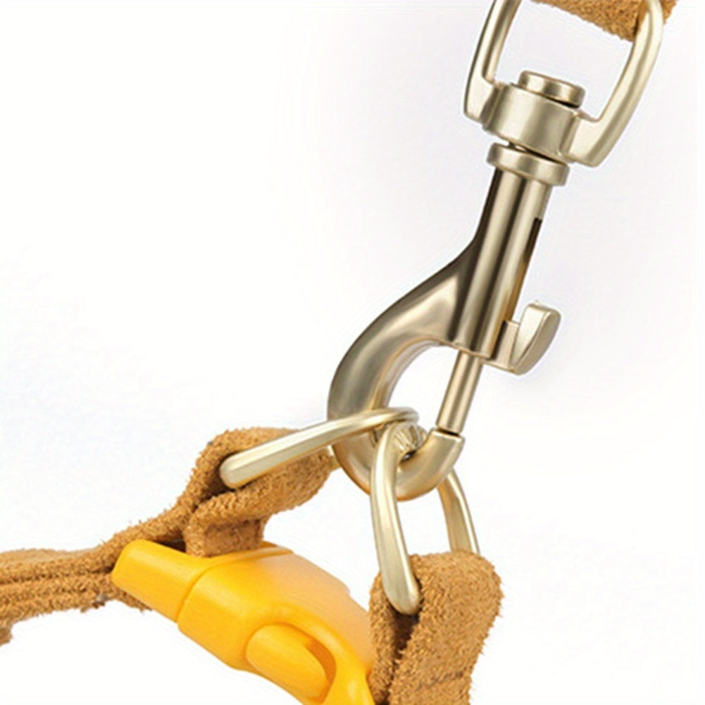 Adjustable Dog Harness Vest and Leash Set for Small to Medium Dogs and Kittens