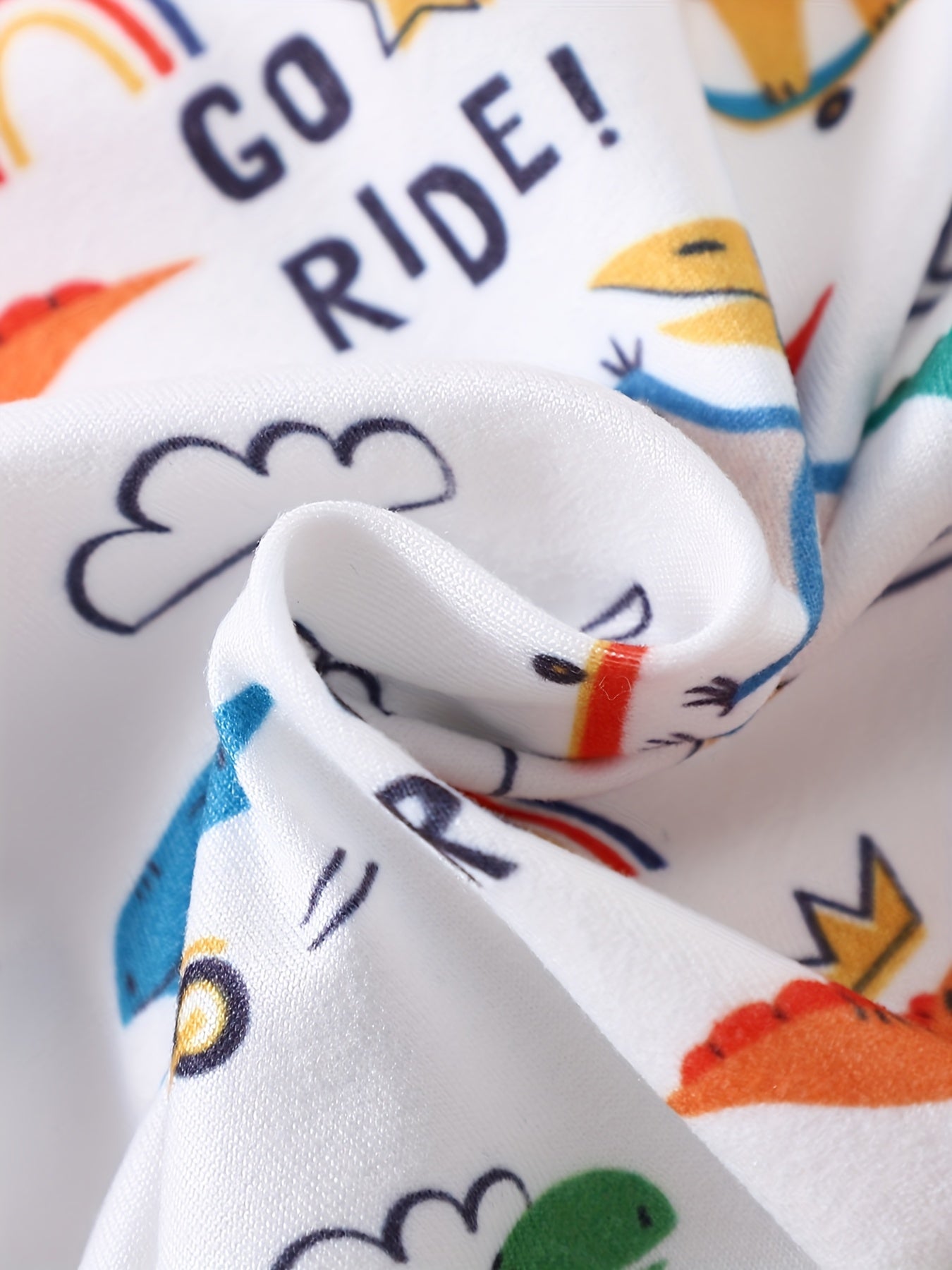 2pcs 2025 Boys' Summer Fashion Casual Short Sleeve Romper with Back Strap Pants and Faux Two-Piece Jumpsuit Dinosaur Excavator Pattern Bodysuits for Ages 0.0-29.53ft, Perfect for Outdoor