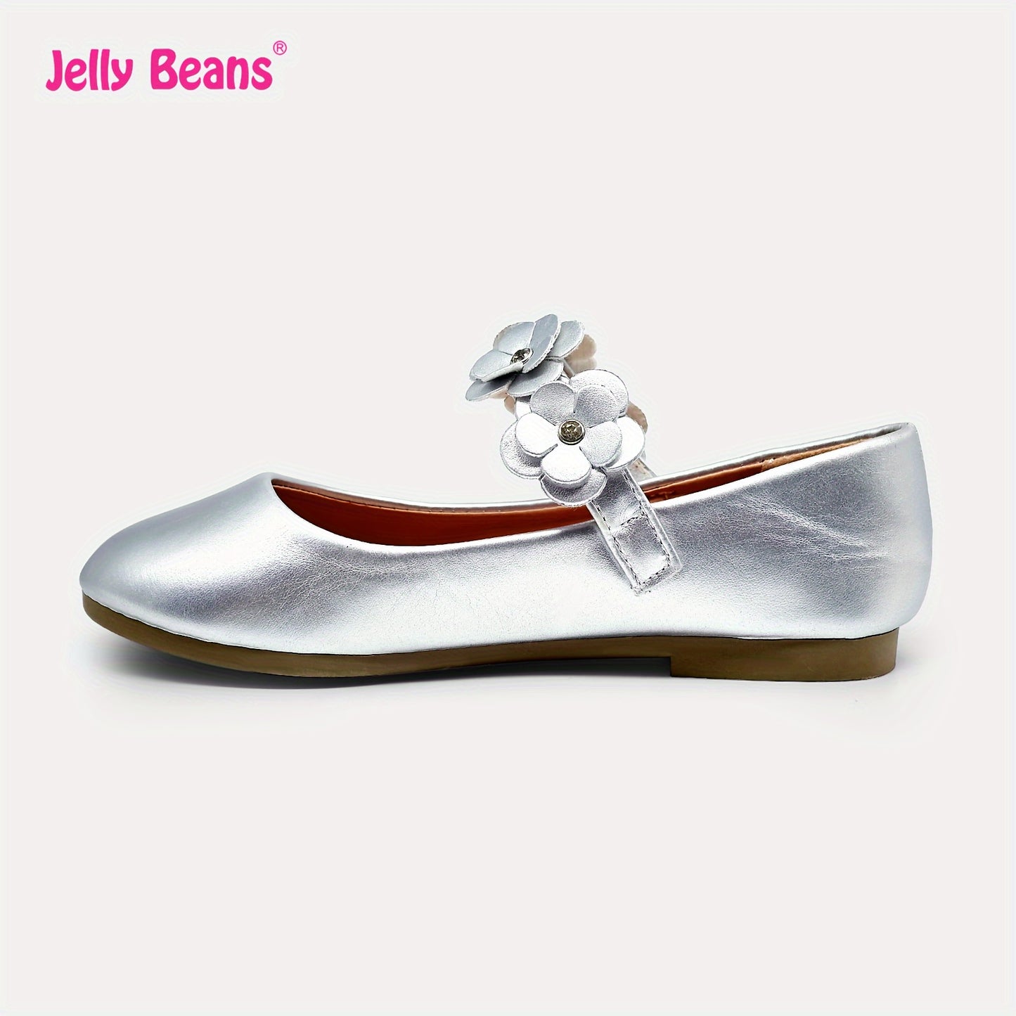 Fashionable Elegant Flower Mary Jane Girls Shoes for Spring and Autumn Casual Wear