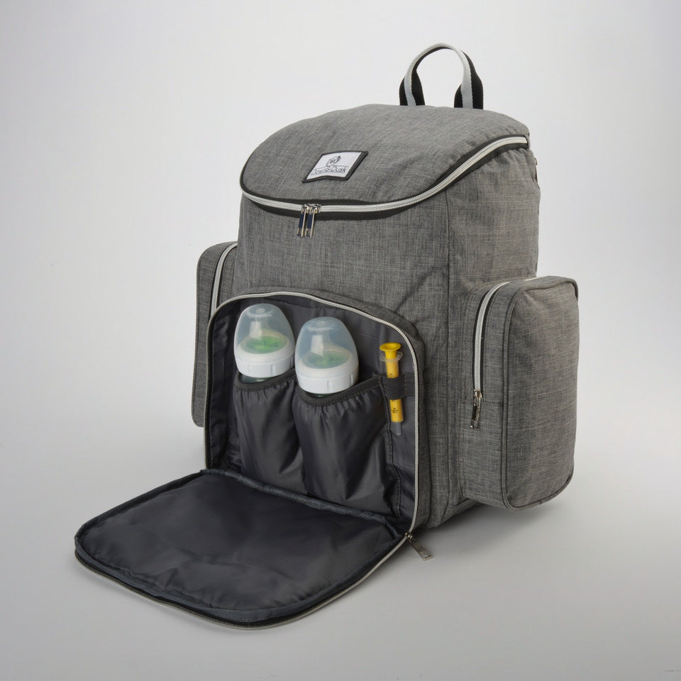 Large Stylish Diaper Bag with Changing Station Waterproof Multi-Functional Baby Shower Gift