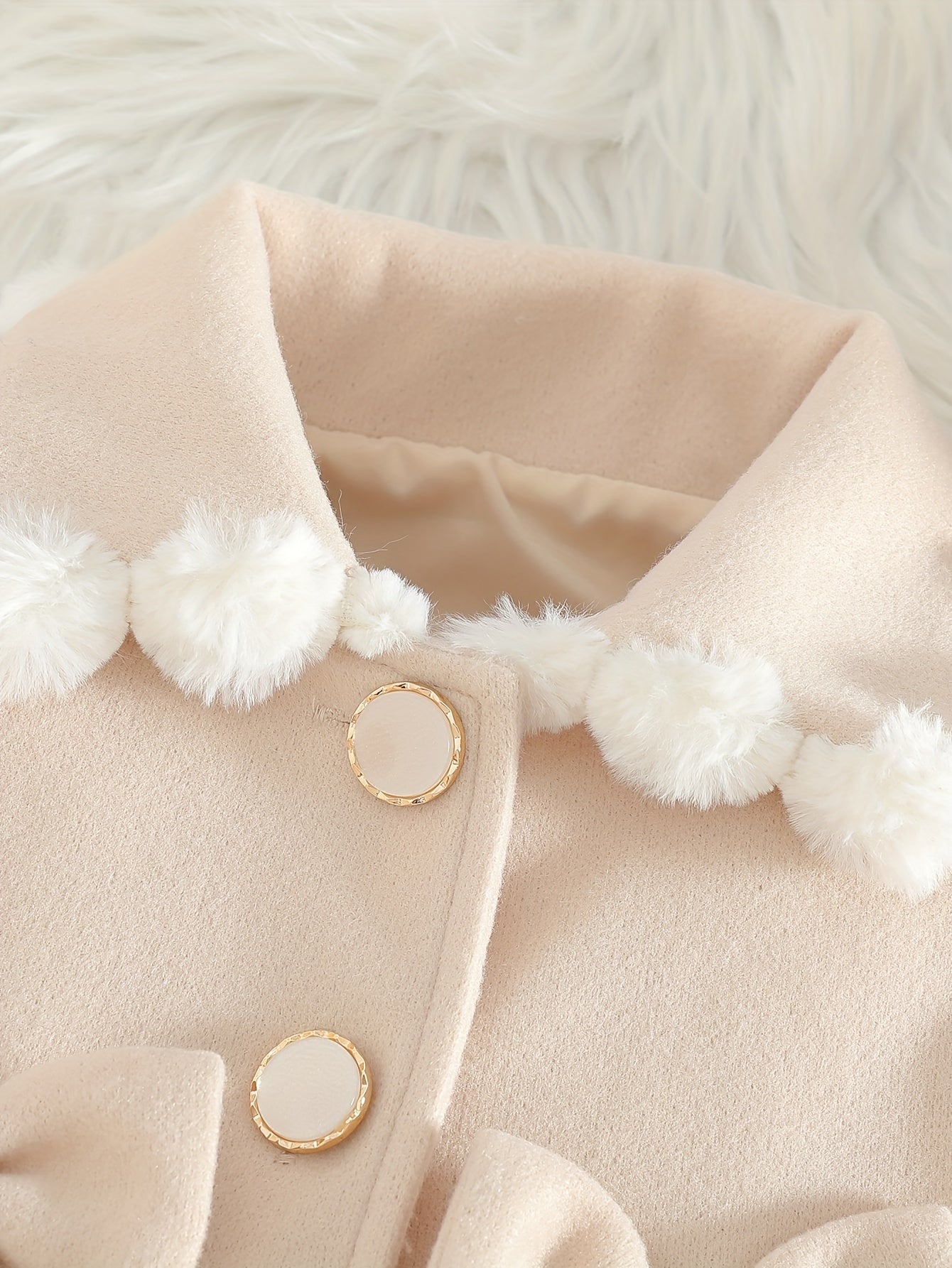 Girls Soft Fleece Jackets and Coats with Bow Trim for Back to School Autumn Winter