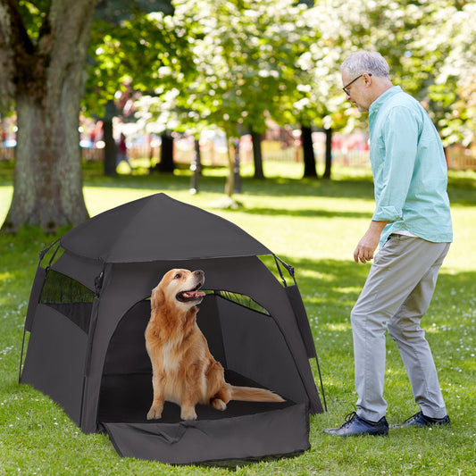 PawHut Extra Large Dog Tent Portable Pet Tent for Outdoor Adventures and Travel