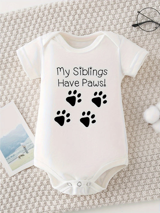 Fun Baby Romper 100 Percent Cotton Short Sleeve for Newborns and Toddlers Summer Wear