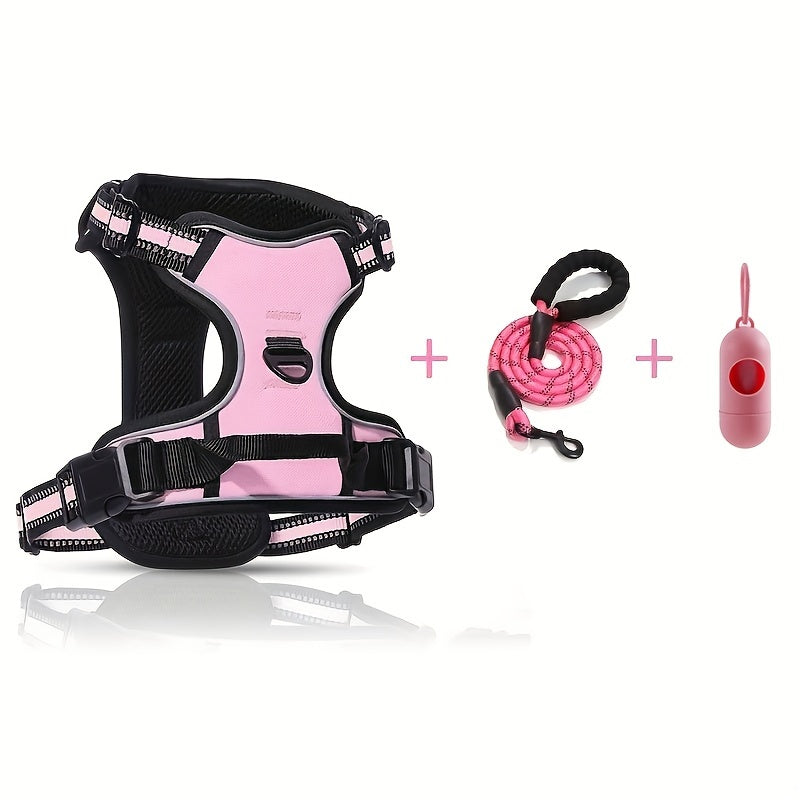 PetBuddy No Pull Dog Harness Set – Durable Escape-Proof Comfort and Convenience