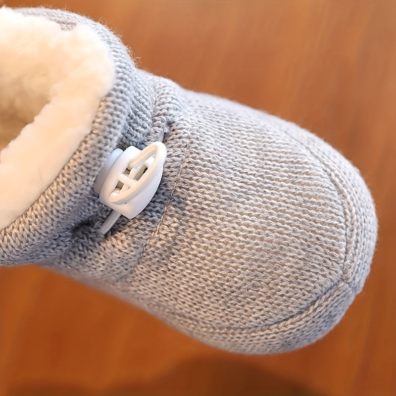 Winter Baby Warm Shoes Ankle High Soft Comfortable Walking Shoes for Newborns