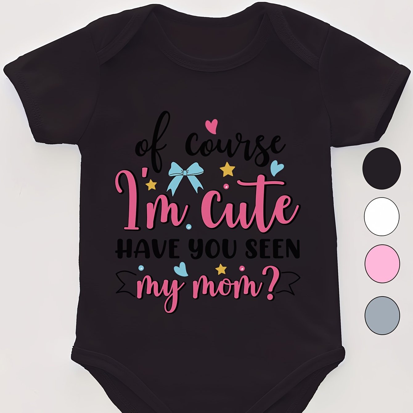 G Baby Story Cute Baby Girl Newborn Romper Soft Cotton Outfit with Star and Butterfly Prints