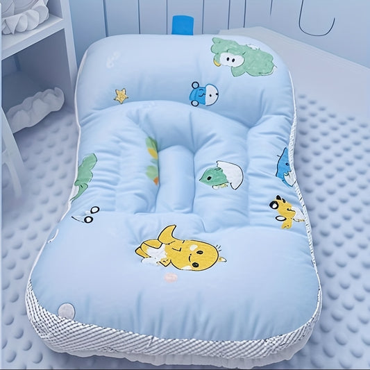 This Children's Pillow, Baby Pillow, And Toddler Pillow Are Made Of Natural Breathable Materials That Fit The Curve Of The Cervical Spine. The Partitioned Support Design Is Soft And Light Beige Friendly, Protecting Children's