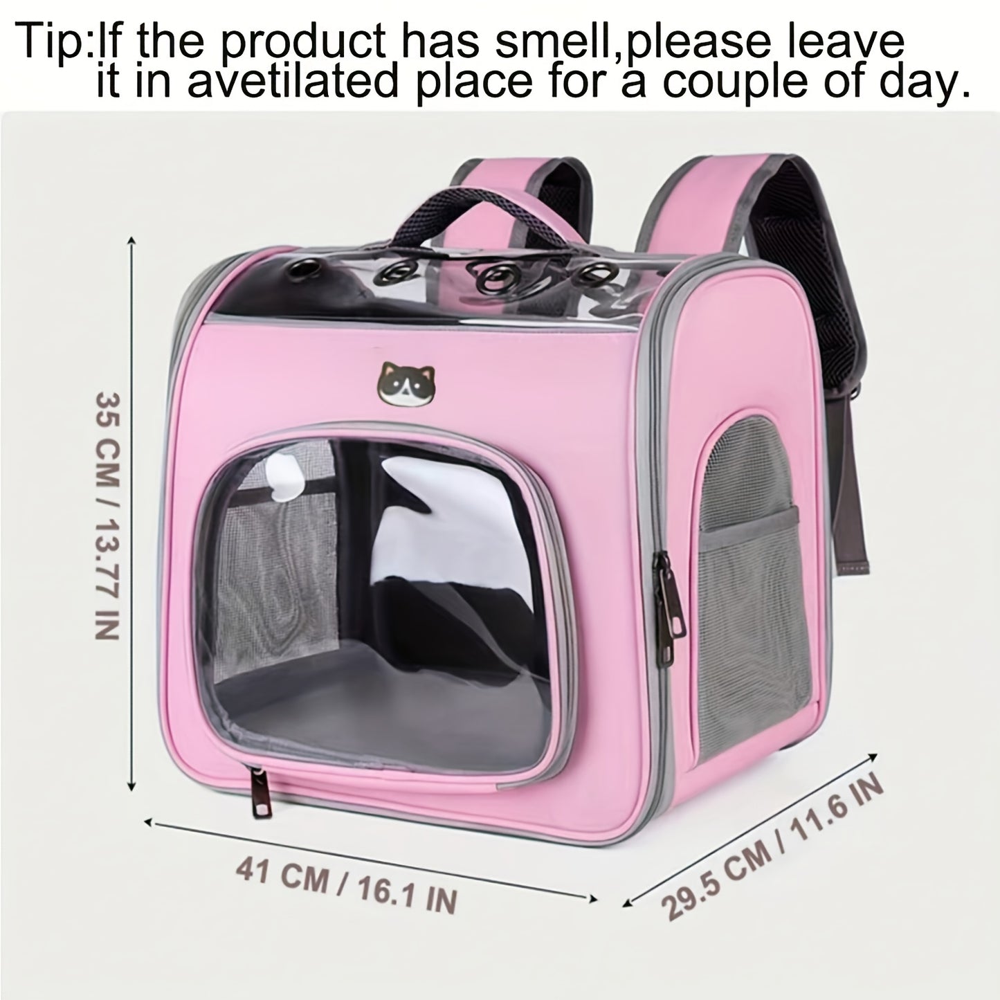Airline Approved Pet Carrier Backpack for Small Dogs Cats and Puppies Portable Travel Bag