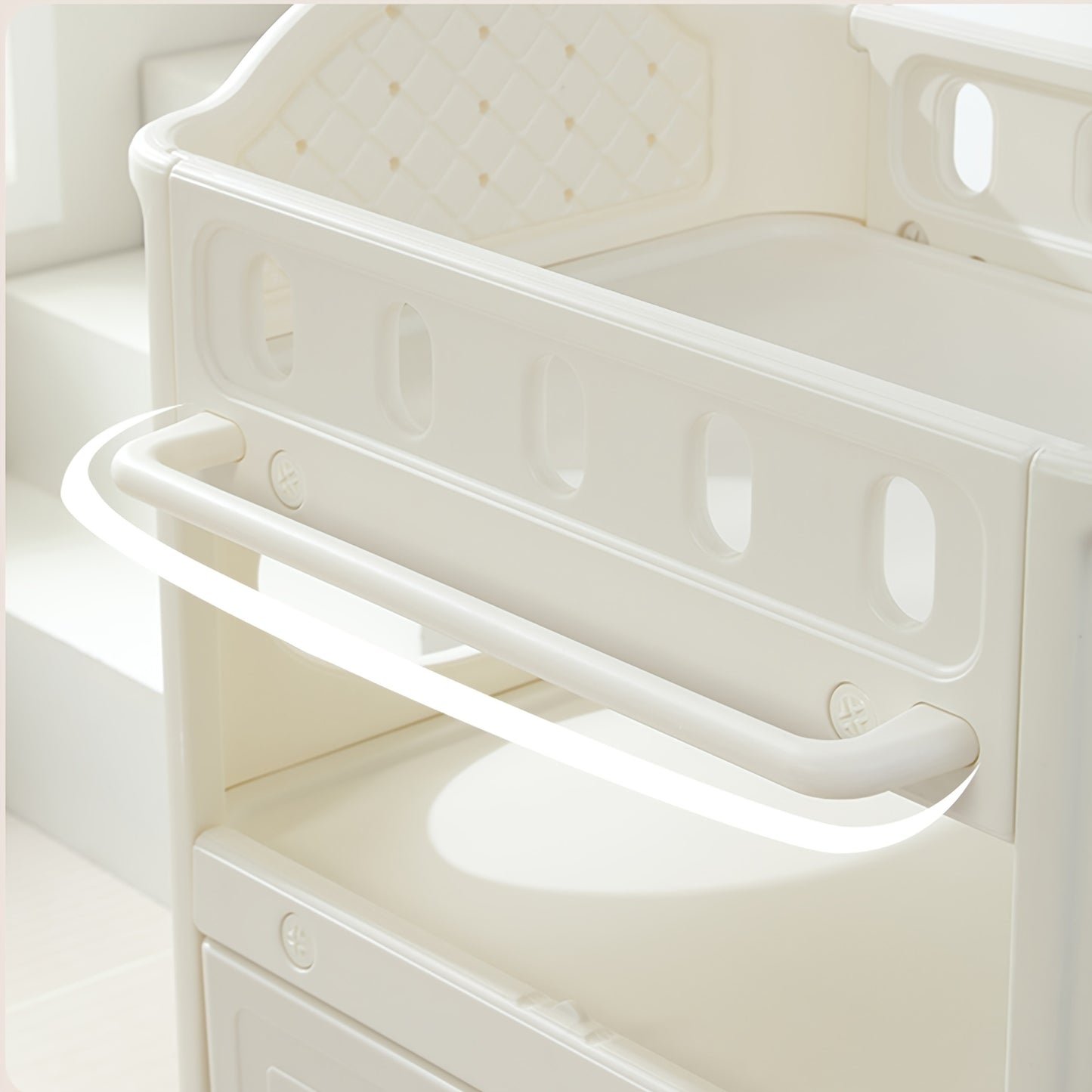 Baby Diaper Changing Station, Diaper Changer, Sturdy And Durable, Detachable Seat Belt, Easy To Clean Surface