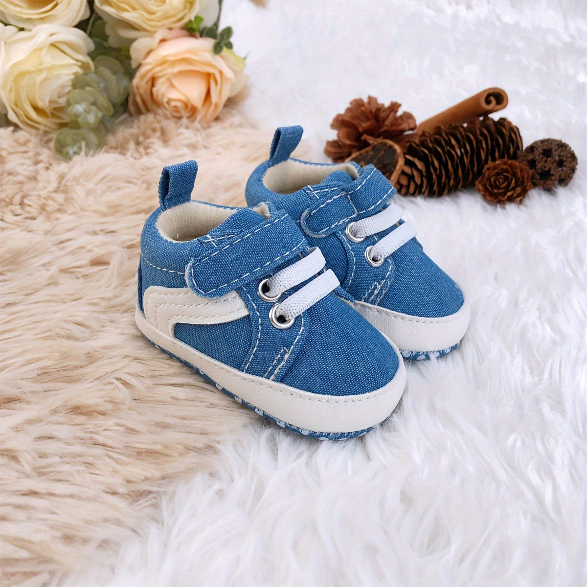 0-3 Months Infant Comfortable Flat Bottom Sneakers Spring/Autumn Baby Soft Sole Casual Children's Shoes