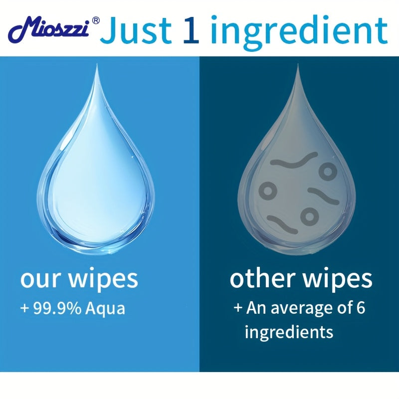 864pcs Water Wipes Pure Water Unscented & Hypoallergenic For Sensitive Skin Can Use Cleaning Wet Wipes Wipes Water Wipes 12 Packs Gifts For Family Mom - Loving Babies & Pets Shop
