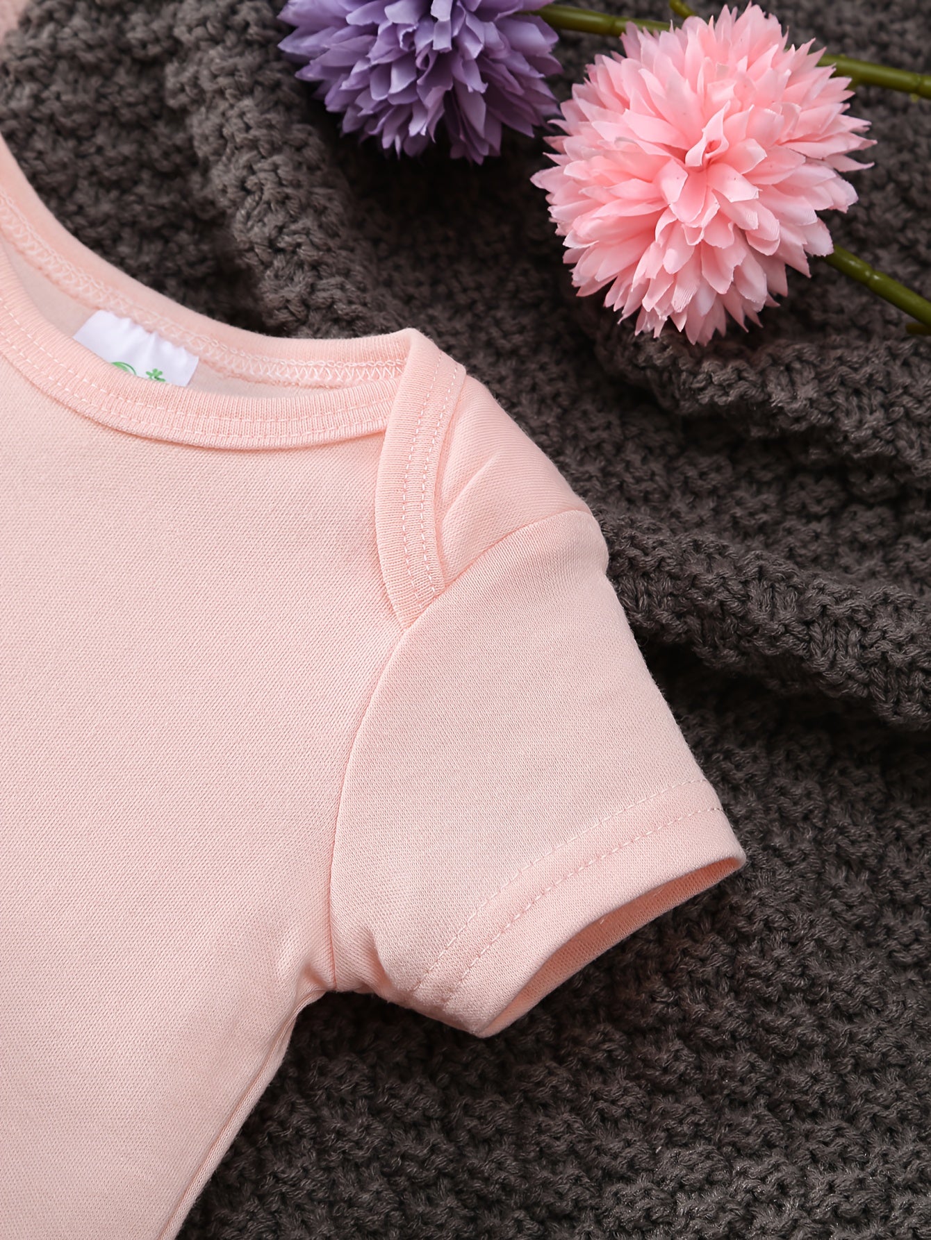 Newborn Short Sleeve Jumpsuit 5 Pack Floral 0 To 9 Months