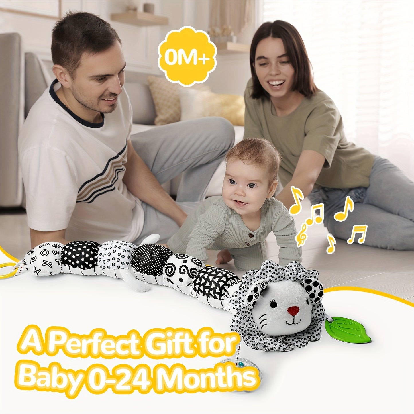 Multisensory Musical Lion Toy for Infants 0 to 12 Months Ideal Gift for Tummy Time