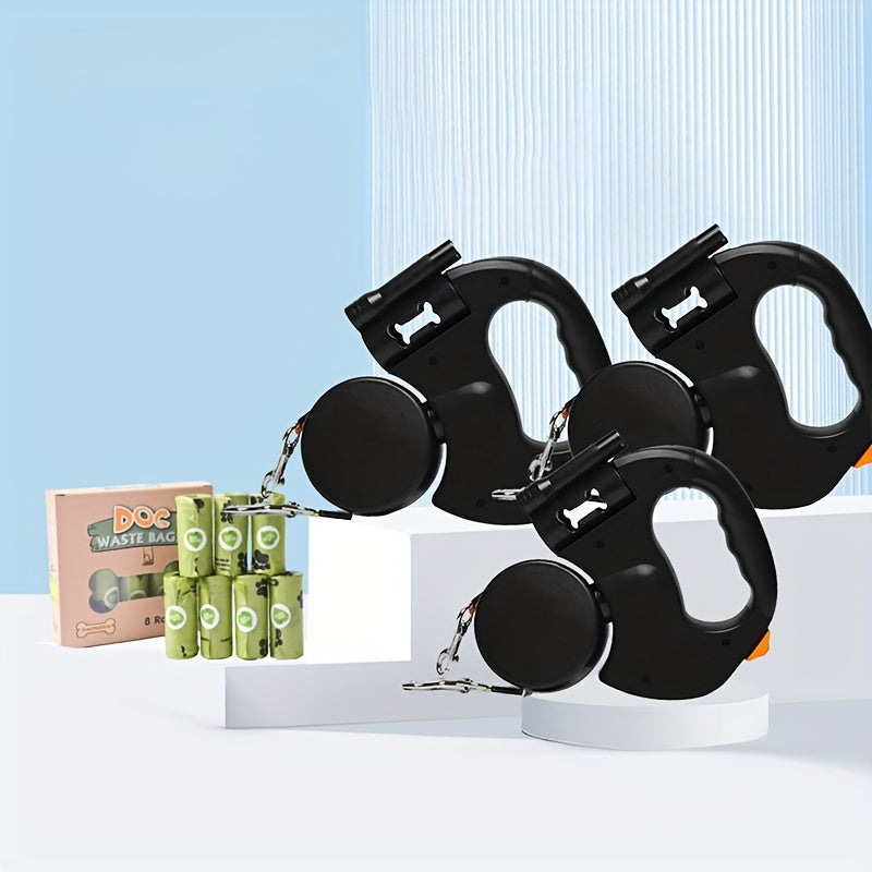 PawFlex 360 Rotating Retractable Dog Leash – Comfortable Grip for Easy Control