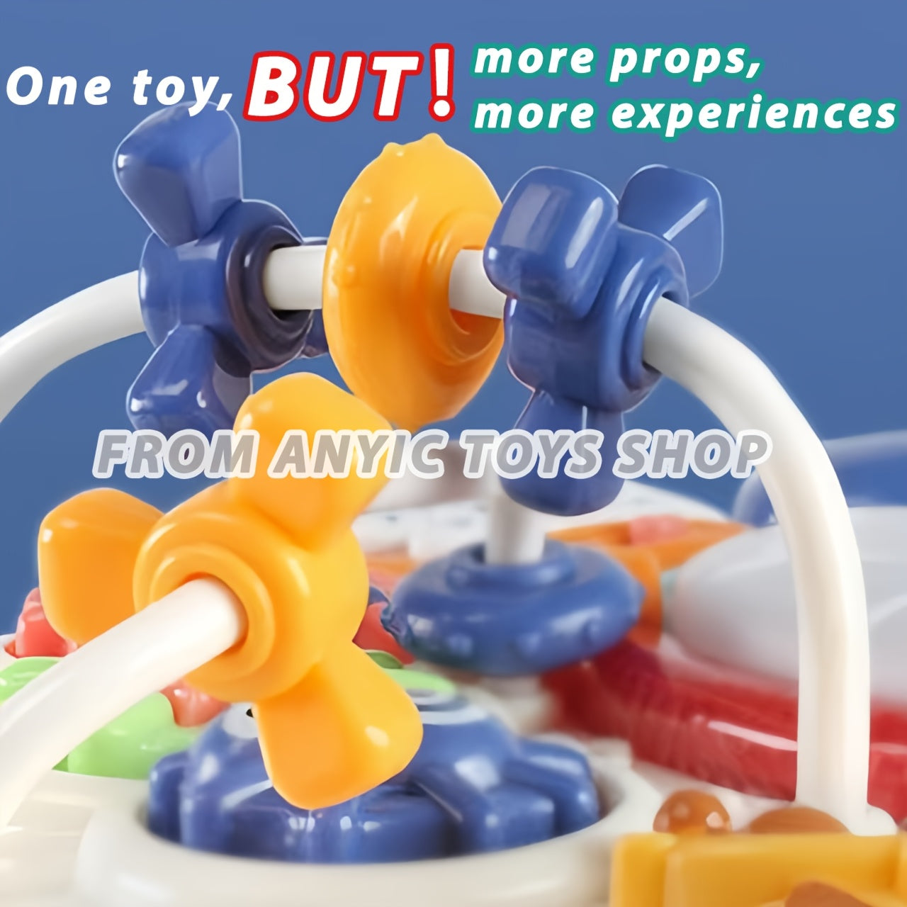 Educational Interactive Musical Play Table for Toddlers Boys and Girls Cognitive Development Activity Center