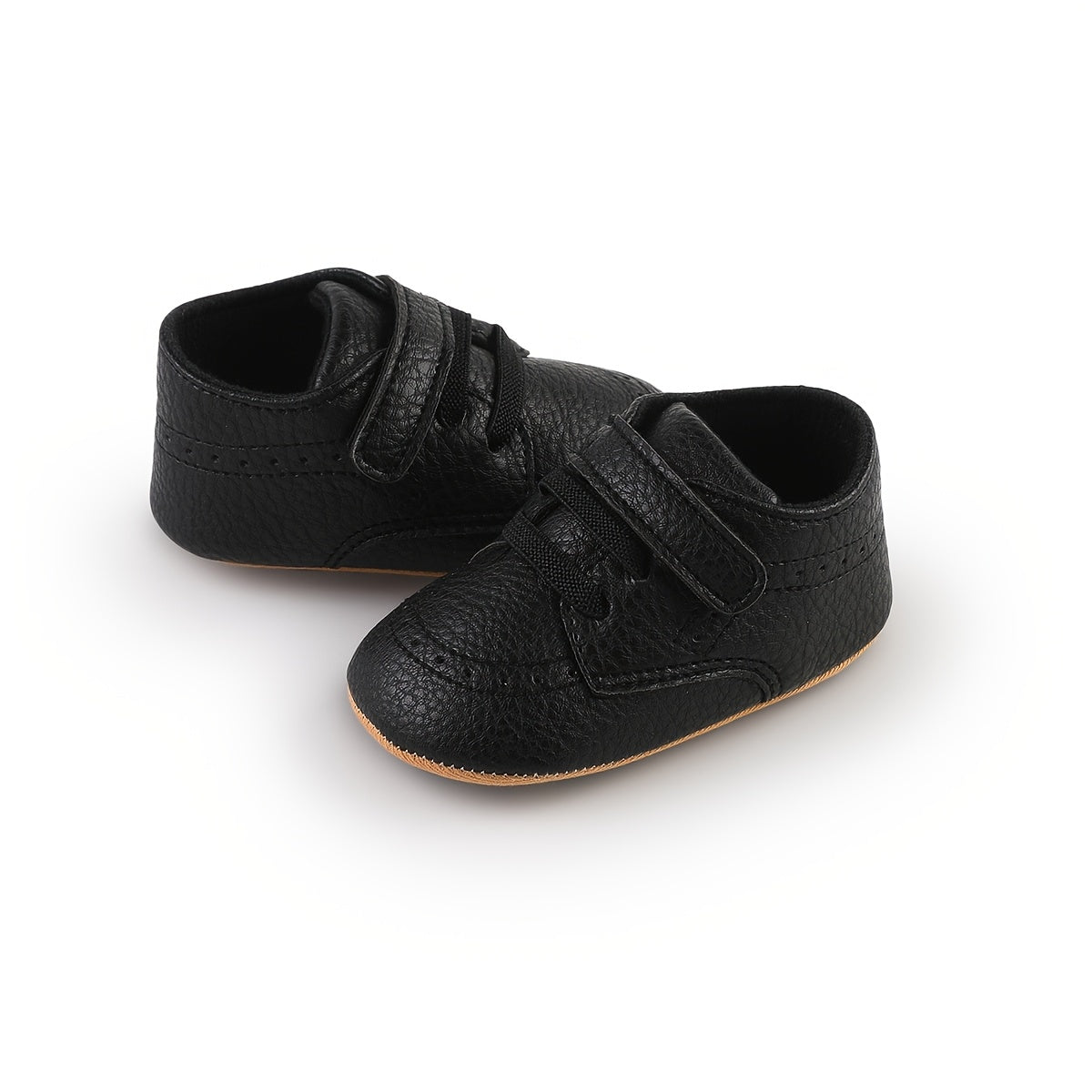 Spring and Autumn New Styles 0-1 Year Old Boys and Girls Solid Color Baby Casual Cute Flat Soft Sole Anti-Slip Casual Shoes