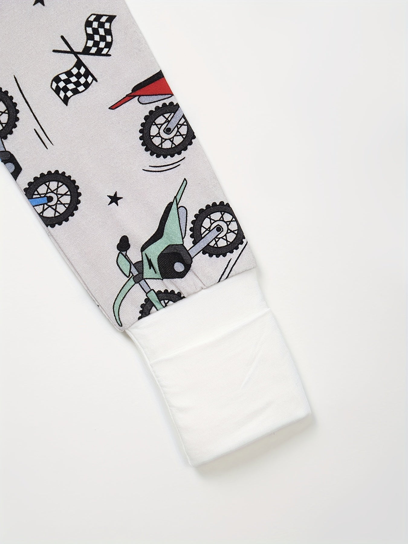 Bamboo Baby Bear Farm Print Romper Sleeper with Mitten Cuffs Feet Cuff Newborn Boy Girl And Play with Anti Grips Bottom Feet, for Outdoor