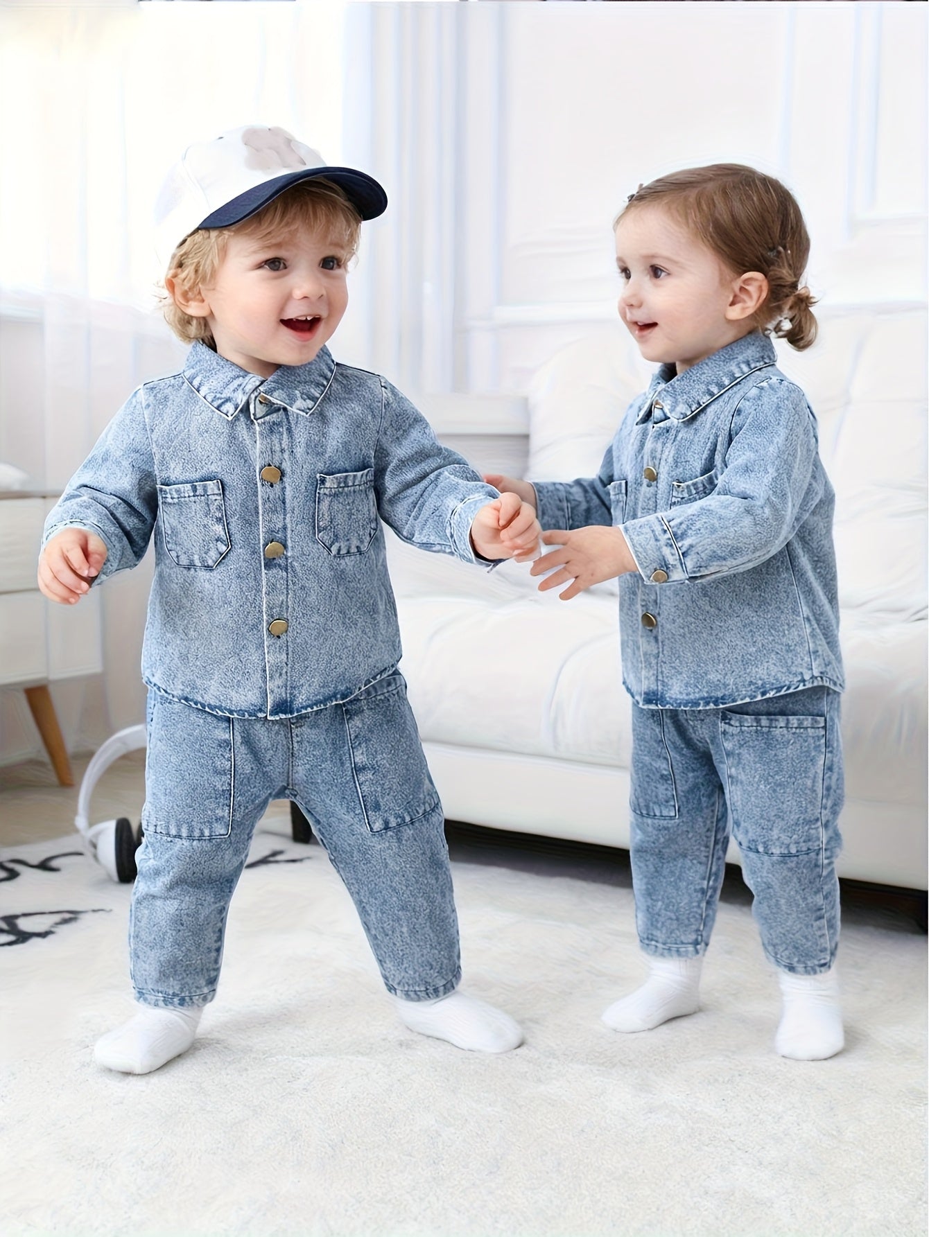 Spring Casual Two Piece Set For Baby Girl Outdoor Wear