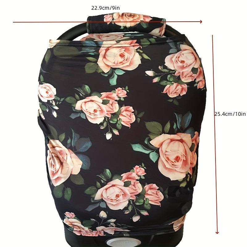 9 Piece Soft Breathable Cartoon Car Seat Cover Set with Multi-Purpose Accessories