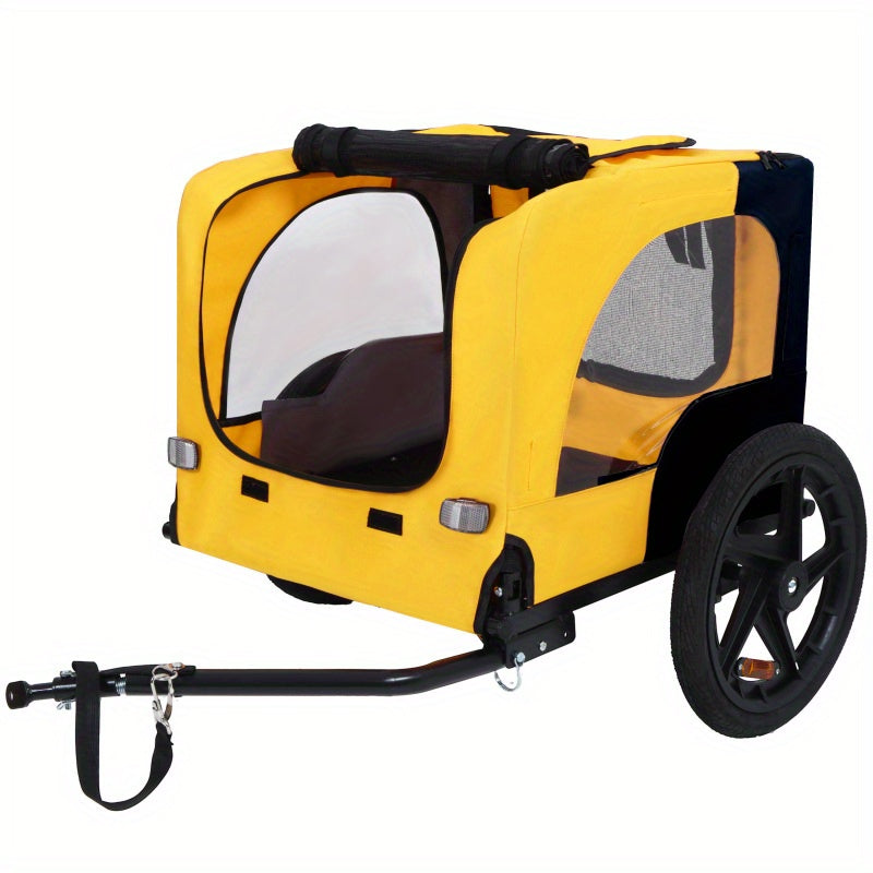 Bike Pulled Pet Trailer For Small And Medium Dogs Compact