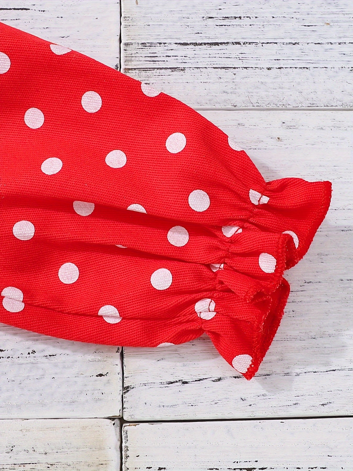 Baby Girl Red Head Knot Red Dot Jacket Black Suspender Mesh Skirt Set 3 to 24 Months