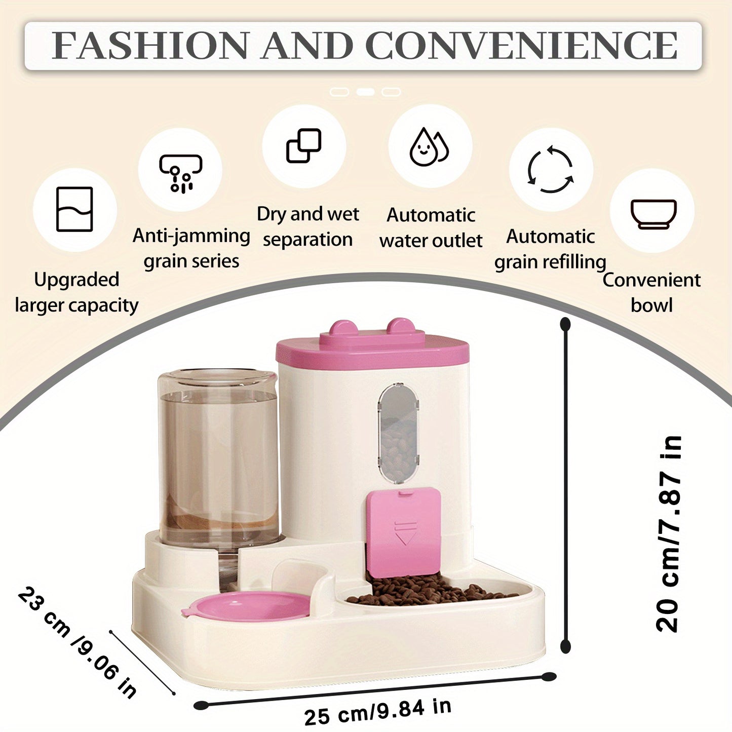 Automatic Pet Feeder for Cats and Dogs with Precise Control and Scientific Feeding