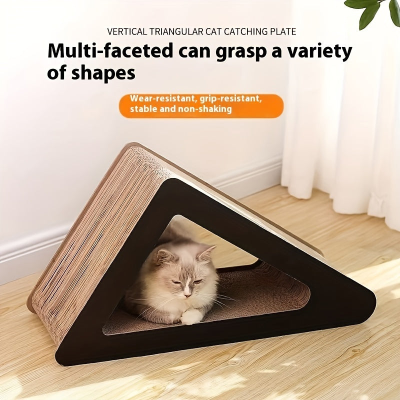 Multi Layer Cat Scratcher with Teasing Ball Interactive Cat Toy for Playful Fun