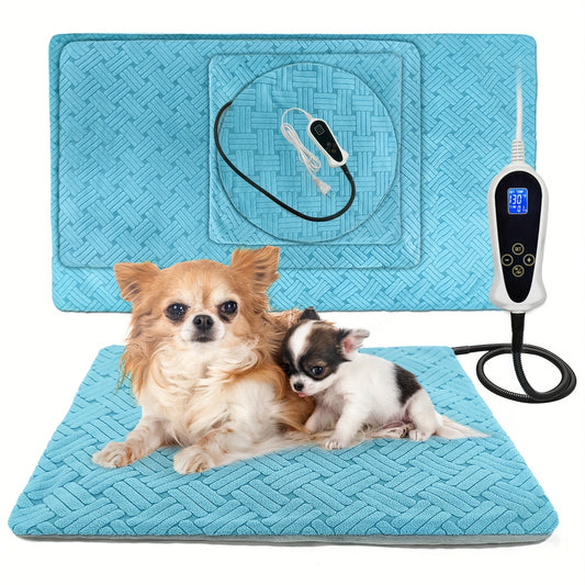 Pet Heating Pad with Smart Thermostat for Cats and Dogs Comfort Recovery and Warmth
