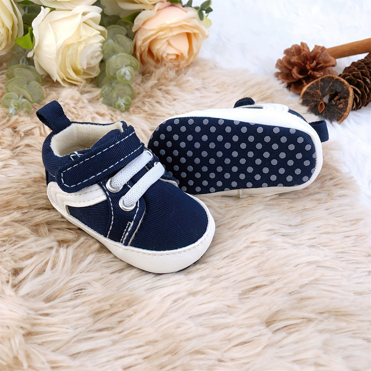 0-3 Months Infant Comfortable Flat Bottom Sneakers Spring/Autumn Baby Soft Sole Casual Children's Shoes
