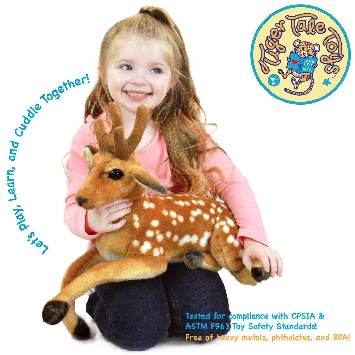 Dorbin The Deer 21 Inch Plush Stuffed Animal Soft Toy by Viahart for Kids