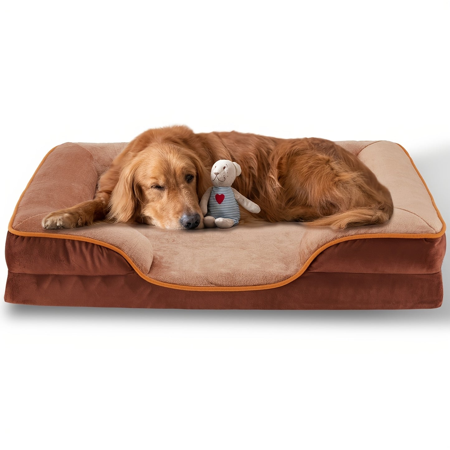 FluffyDream Orthopedic Dog Bed with Egg-Crate Memory Foam for All Dog Sizes and Travel