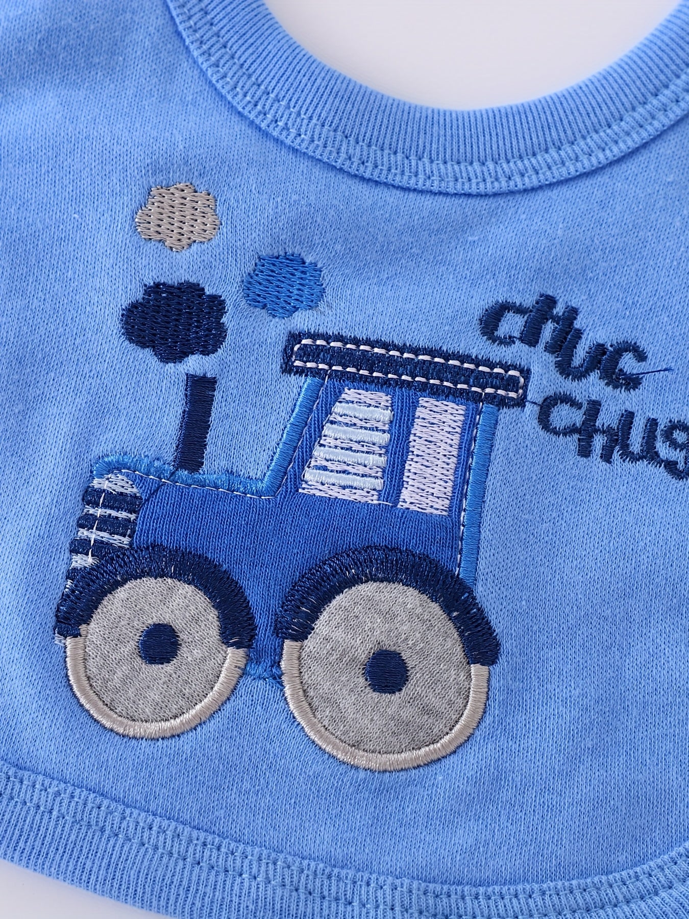 Eight Piece Newborn Boys Set Season Rompers With Embroidery