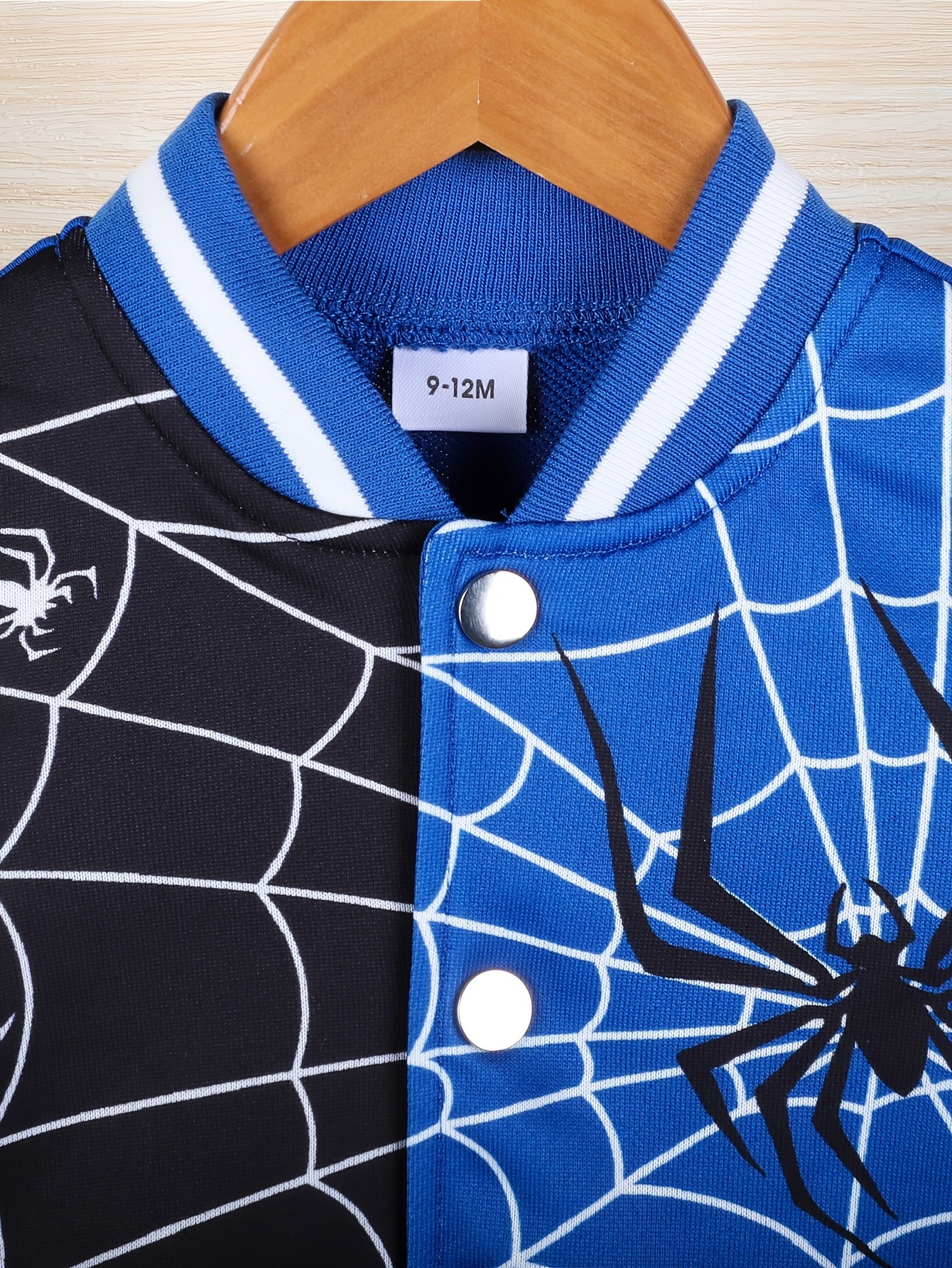 Directional Development of Baby Boy Autumn/Winter Print Two-Piece Top Spider Web Print & Trousers Casual Trousers, for Outdoor