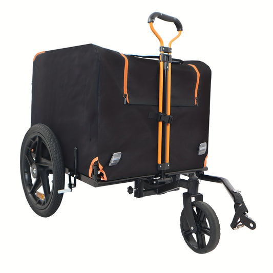2 In 1 Pet Bicycle Trailer And Jogger For Small Dogs