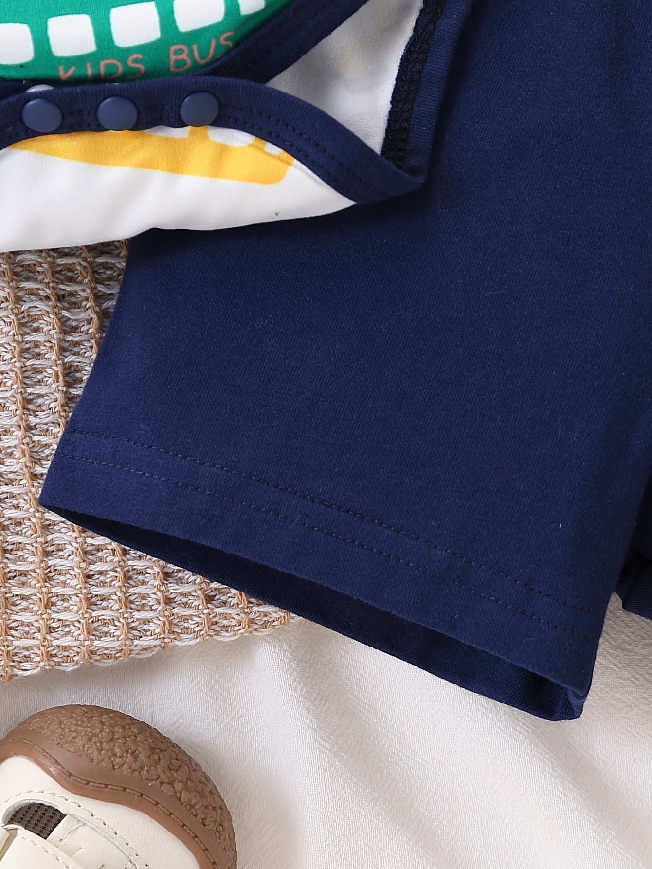 Newborn Baby Boy Clothes Short Sleeve Romper Summer Casual Infant Outfits Short Pants 2pcs Set, Perfect for Outdoor