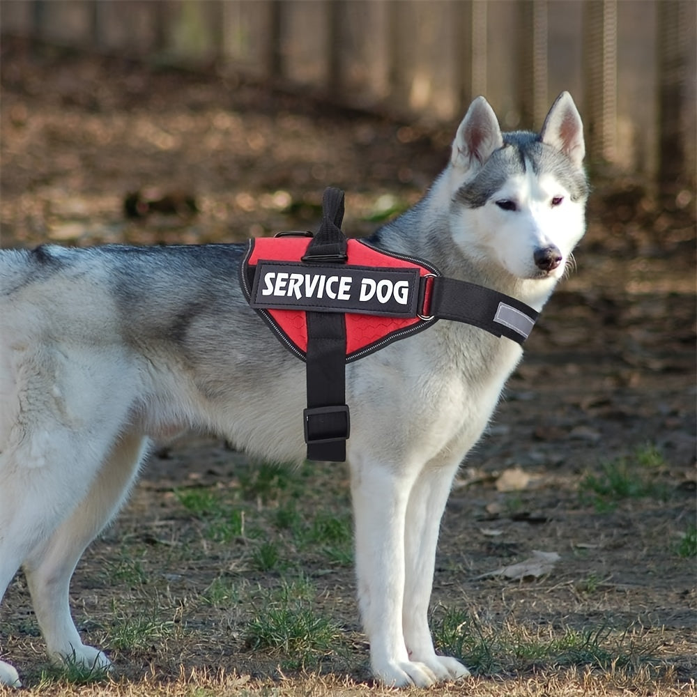 PetComfort 2pcs Dog Chest Harness Set – Adjustable Reflective Nylon for Ultimate Control