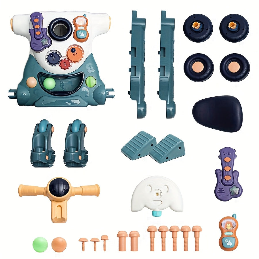 3 In 1 Baby Stroller Music Toy Learning Walker for 0 to 36 Months Educational Gift