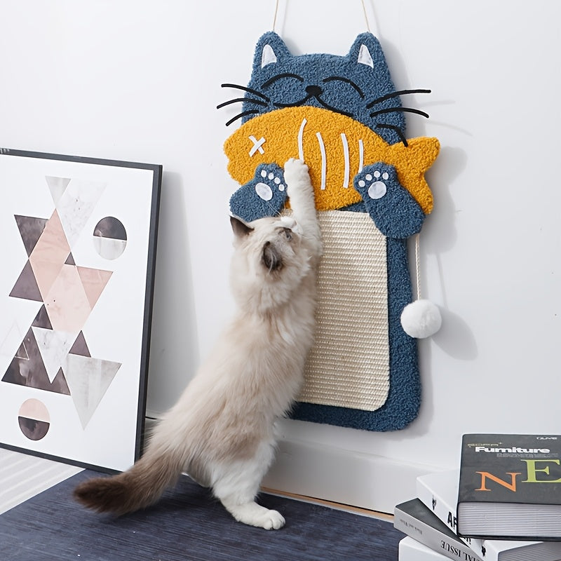 Sisal Cat Scratch Board Nest Integrated Toy Scratch Resistant Debris Free Cat Supplies