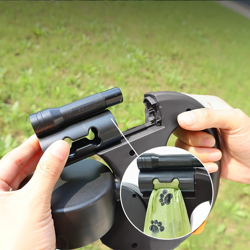 PawFlex 360 Rotating Retractable Dog Leash – Comfortable Grip for Easy Control