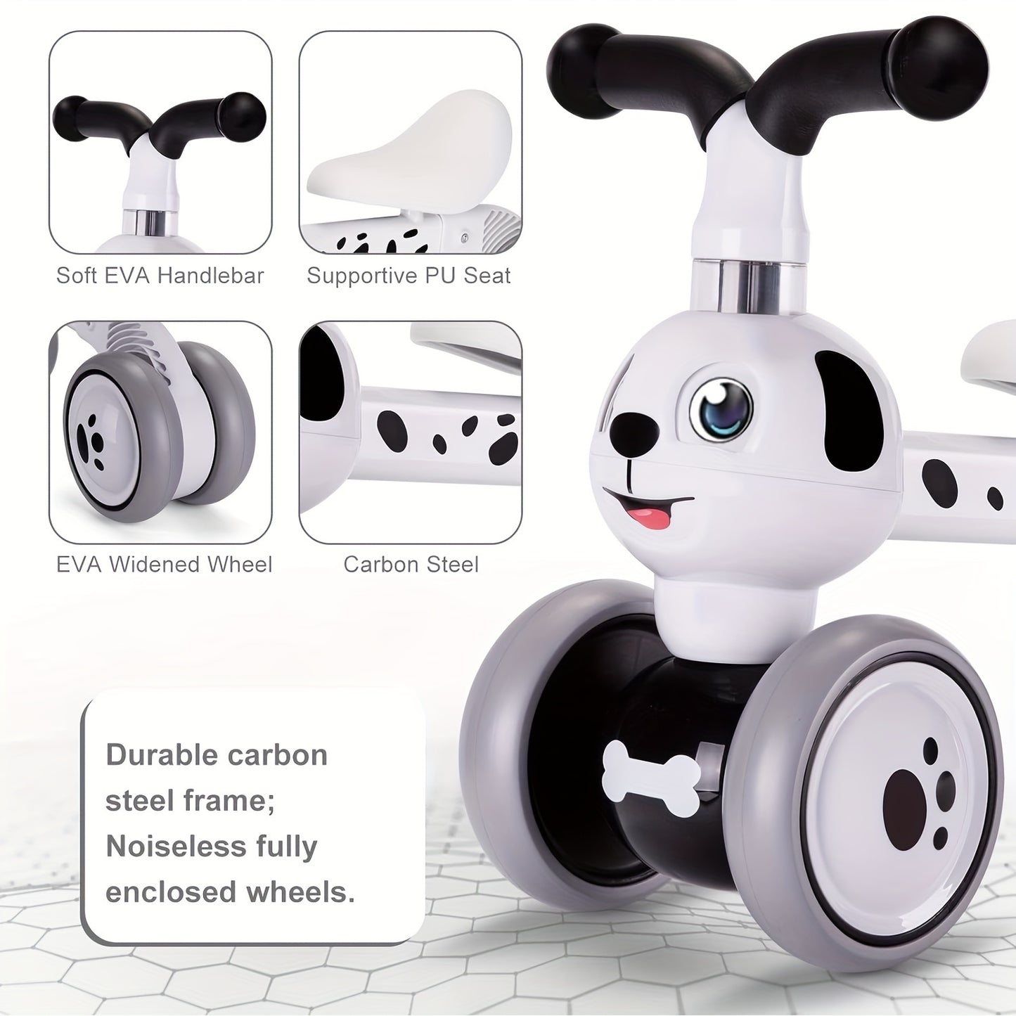 Baby Balance Bike for Toddlers 10 to 36 Months Indoor Outdoor Fun Gift for 1st Birthday