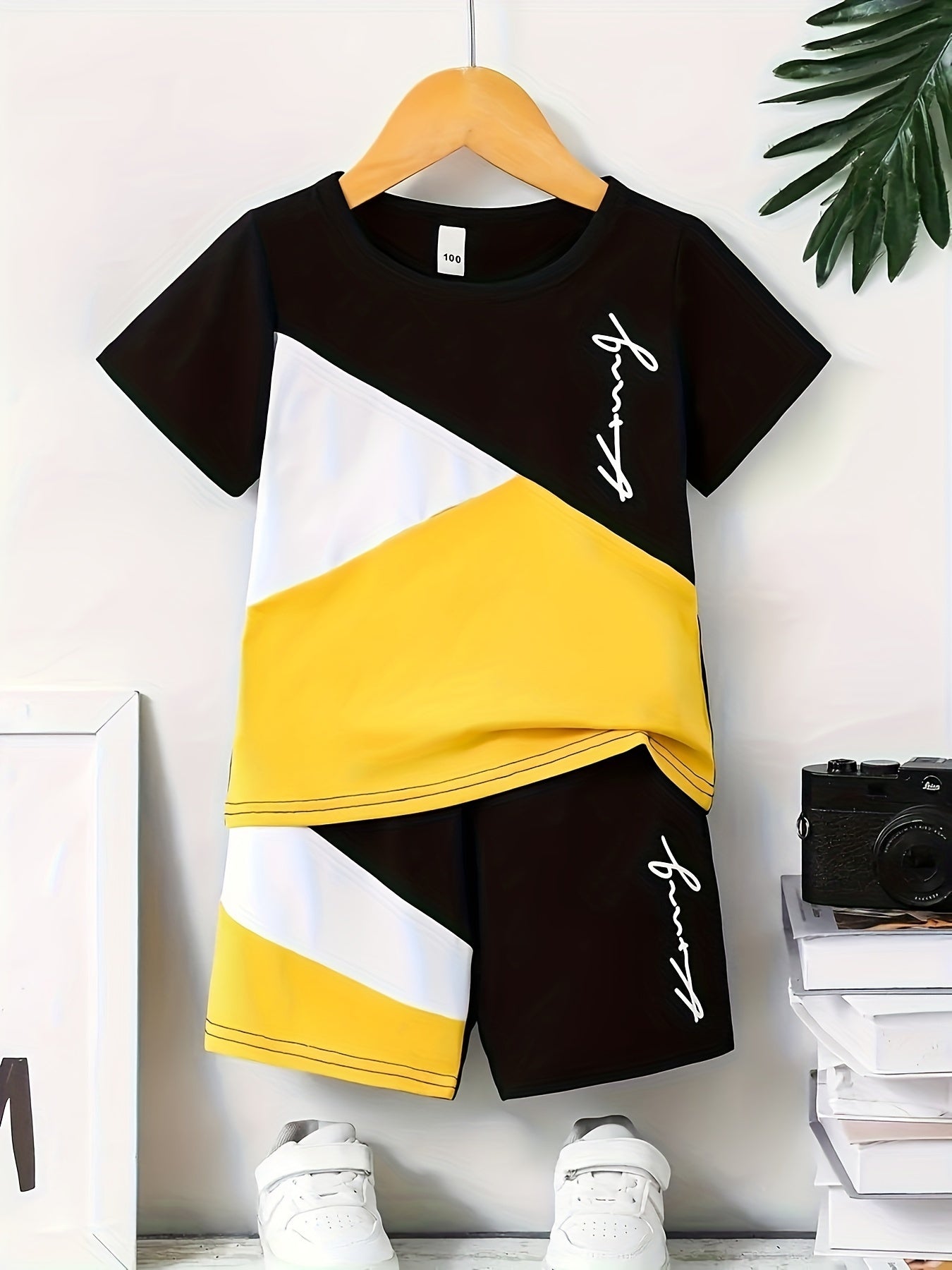 [Summer Boys Shorts] 12pcs Summer Boys Fashion Shorts Suit | Targeted Development Of New Printed Casual Suit