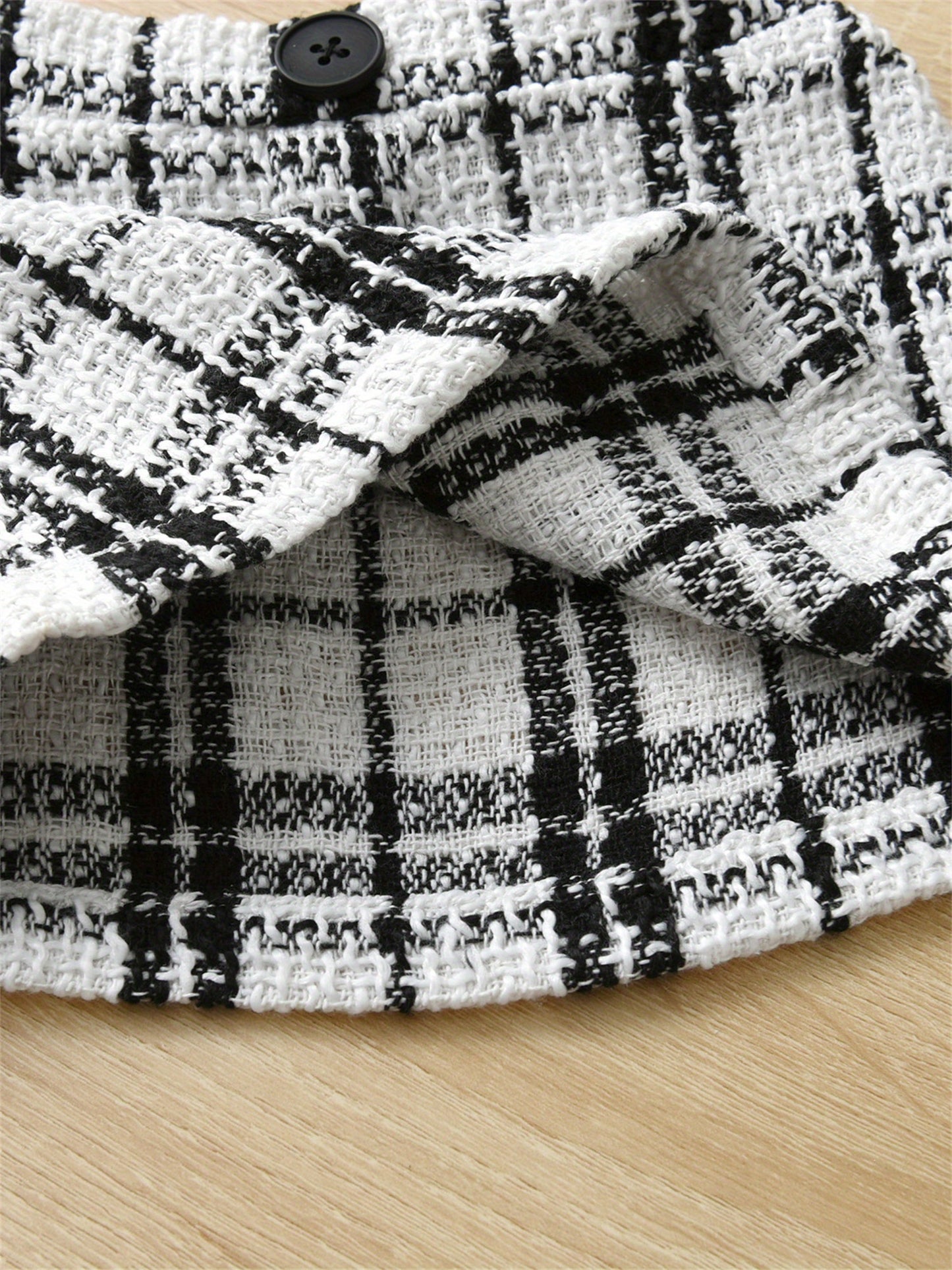 Infants Baby Girl Fashion Clothes Set Solid Cotton Short Sleeve Bodysuit Top + Plaid Skirt with Headband Toddler Summer Outfits, for Outdoor