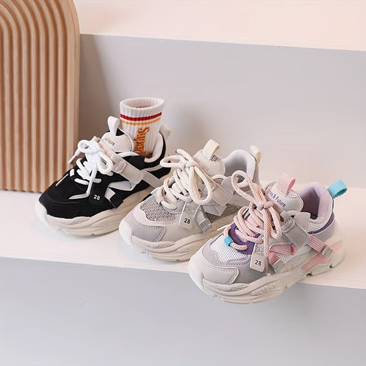 Kids Fashion Casual Sports Shoes Breathable Mesh Soft Sole for Boys and Girls