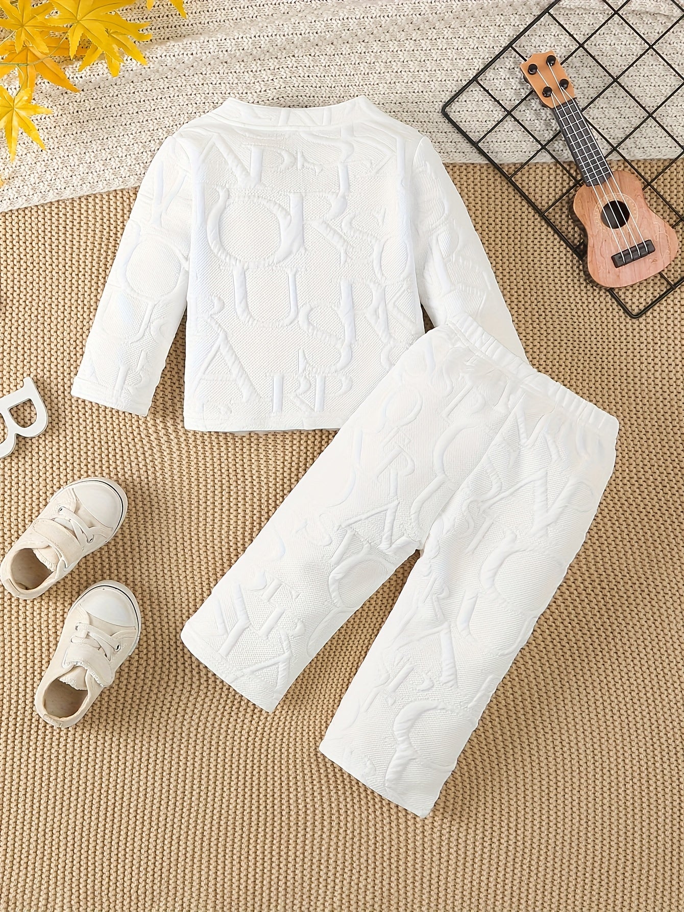 Korean Style Boys' Autumn New Arrival Long Sleeve Pants Casual Two-Piece Set, Perfect for Outdoor, Perfect for Outdoor