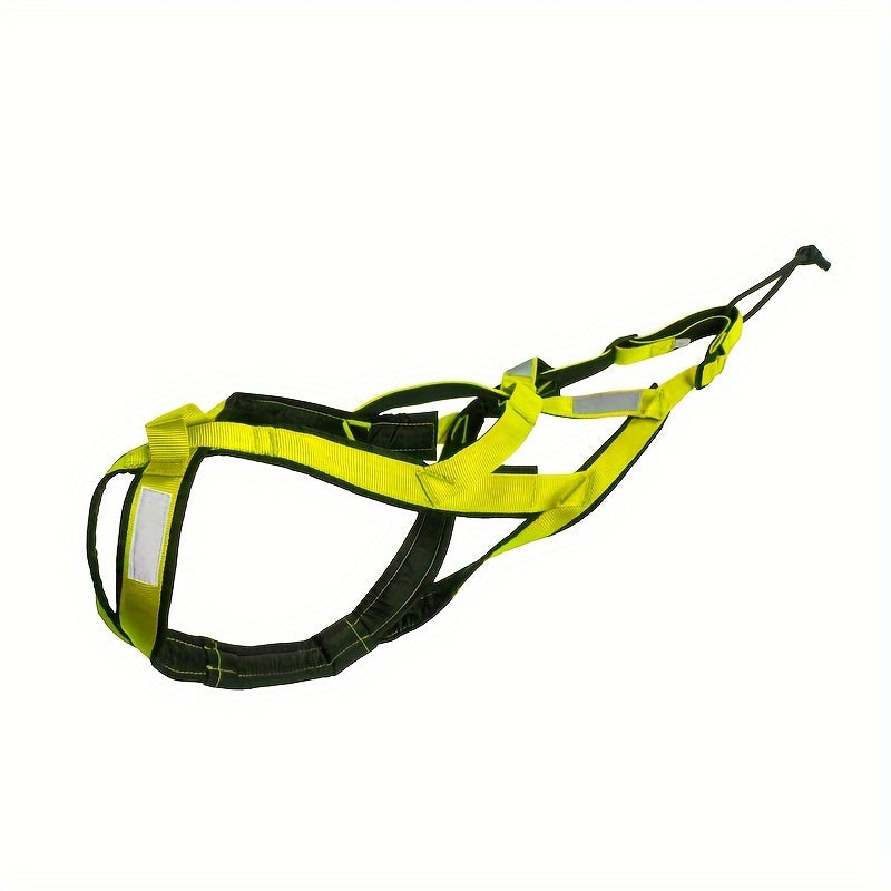 Adjustable Dog Snowboard Harness For Large Dogs, Reflective Dog Chest Strap With Snowmobile Attachment, Durable Dog Walking Belt For Winter Adventures - For Large Breed Dogs - Winter Season -  For Snowboarding, Snowmobiling &