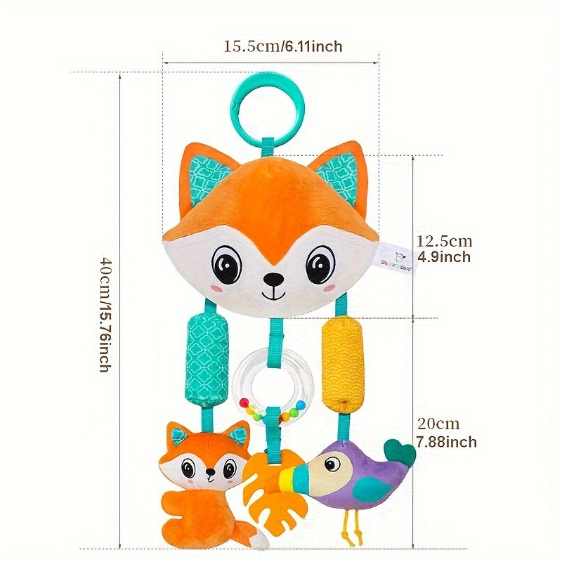 Baby Stroller Toys Plush Dolls Soothing Hanging Toys for Strollers Carrycots and Bedsides
